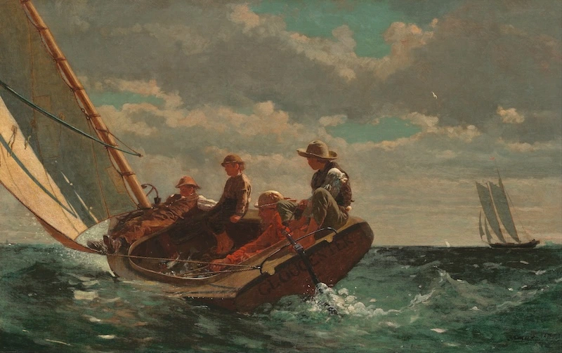 Breezing Up (A Fair Wind) by Winslow Homer