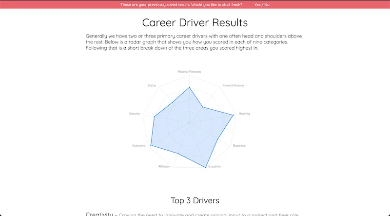 Career Drivers app screenshot