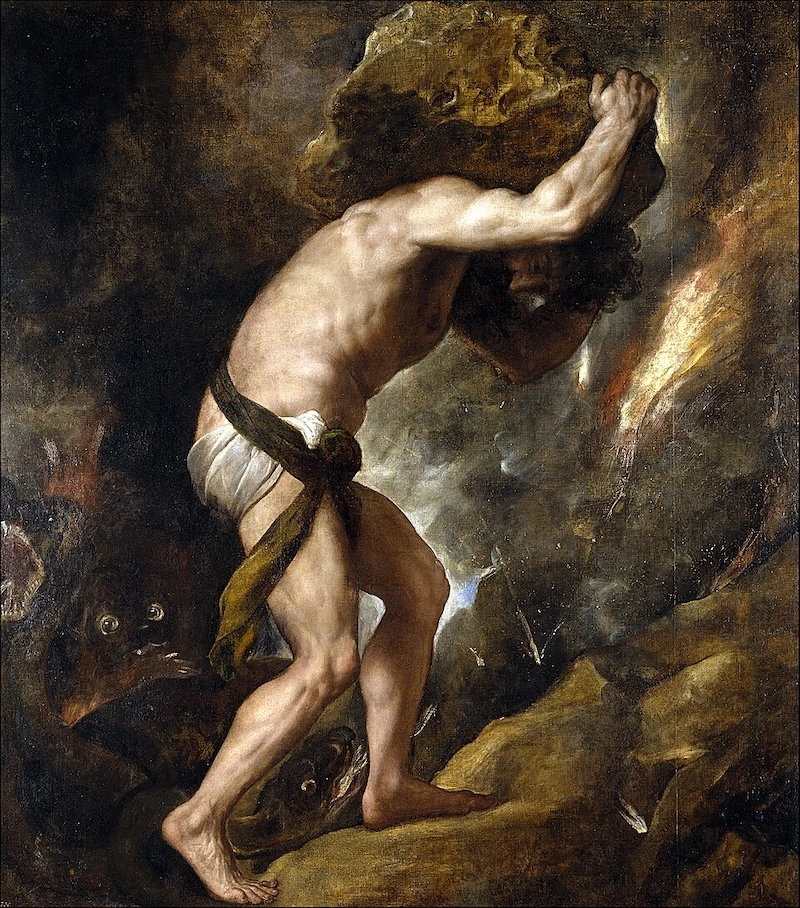 Sisyphus by Titian Sisyphus by Titian