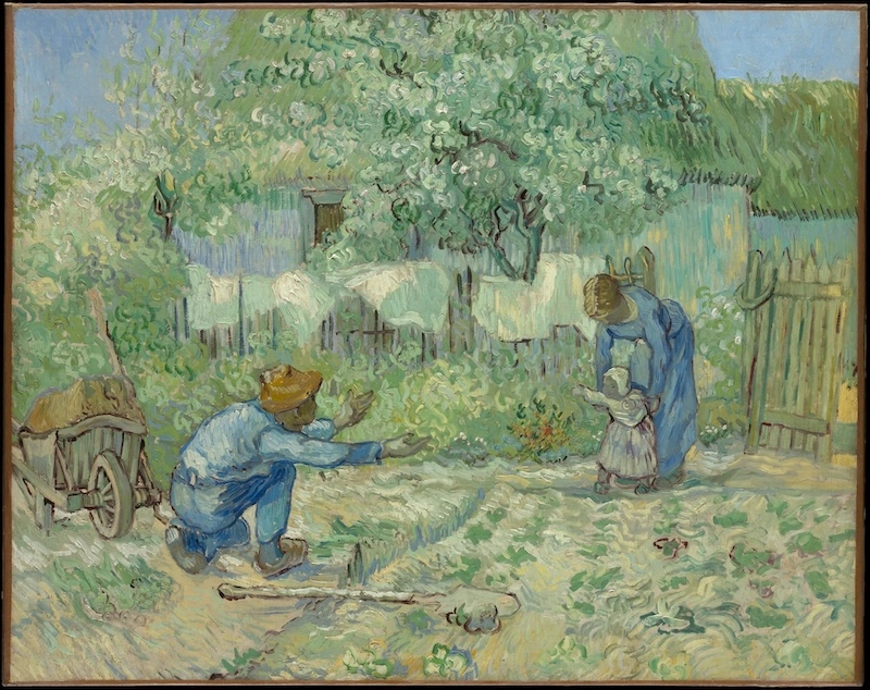 First Steps, after Millet by Vincent van Gogh First Steps, after Millet by Vincent van Gogh
